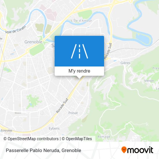 Passerelle Pablo Neruda plan