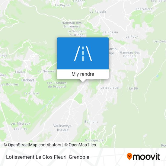 Lotissement Le Clos Fleuri plan