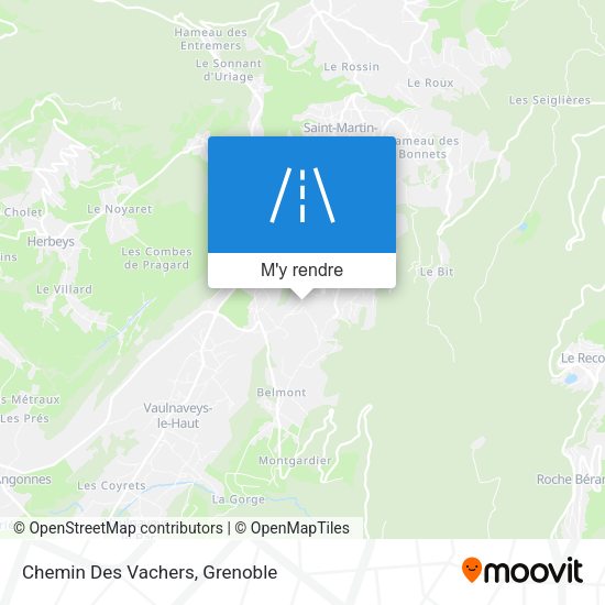 Chemin Des Vachers plan
