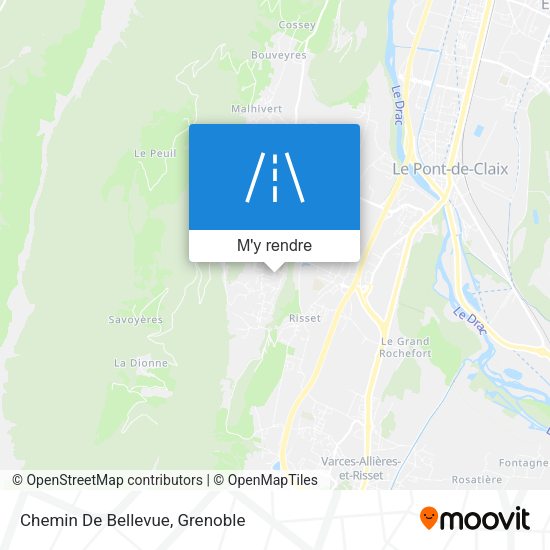 Chemin De Bellevue plan