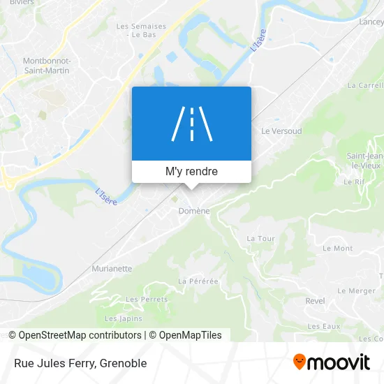 Rue Jules Ferry plan