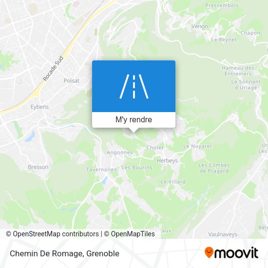 Chemin De Romage plan