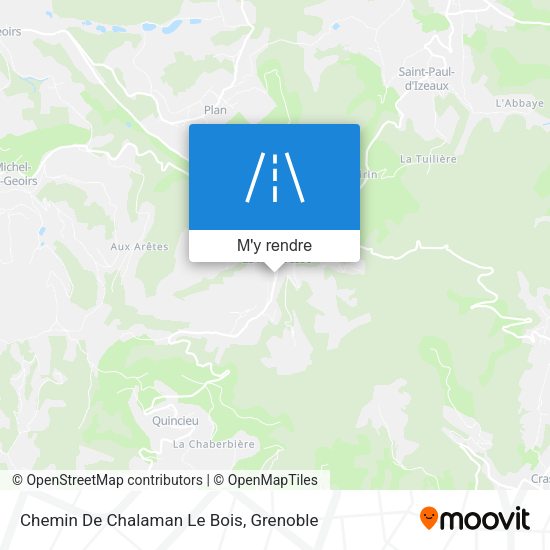 Chemin De Chalaman Le Bois plan