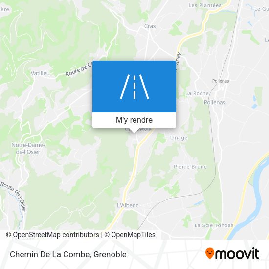 Chemin De La Combe plan