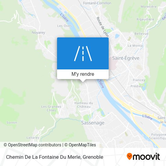 Chemin De La Fontaine Du Merle plan