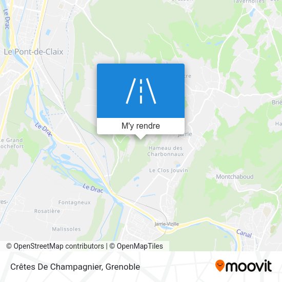 Crêtes De Champagnier plan