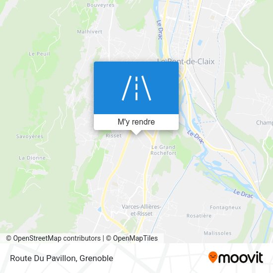 Route Du Pavillon plan