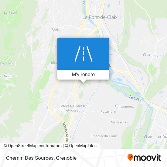 Chemin Des Sources plan