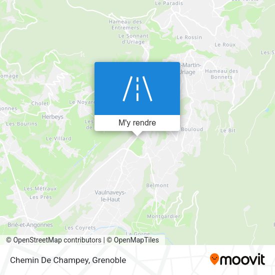 Chemin De Champey plan