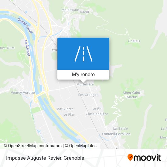Impasse Auguste Ravier plan