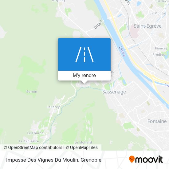 Impasse Des Vignes Du Moulin plan