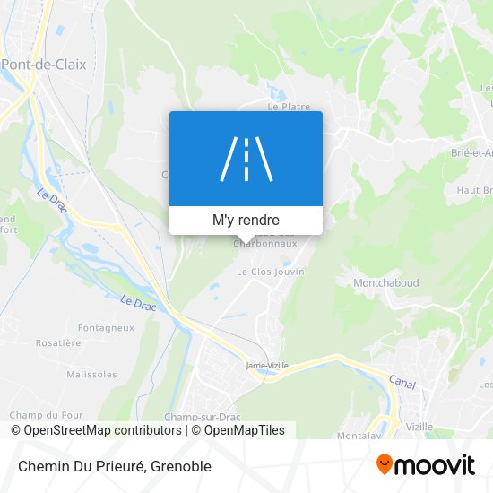 Chemin Du Prieuré plan