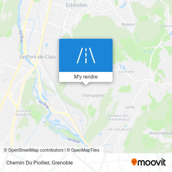 Chemin Du Piollier plan