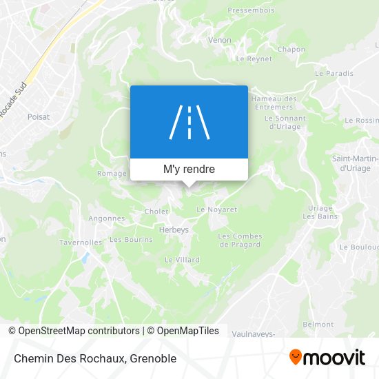 Chemin Des Rochaux plan
