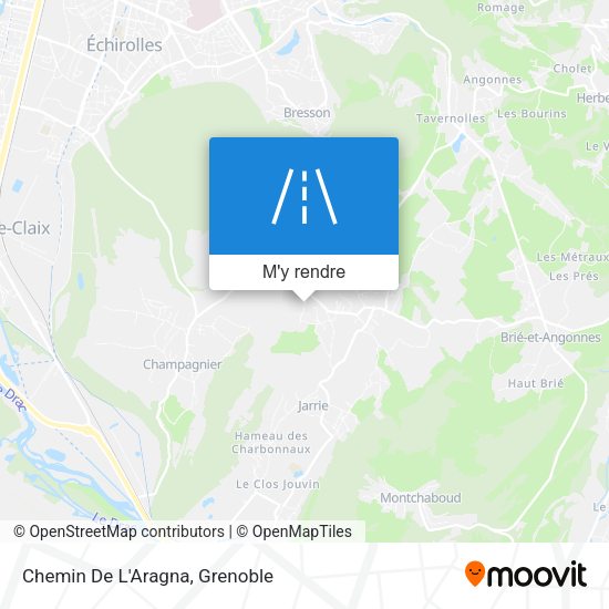 Chemin De L'Aragna plan