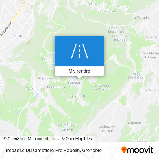 Impasse Du Cimetière Pré Robelin plan