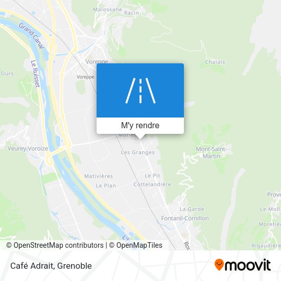 Café Adrait plan