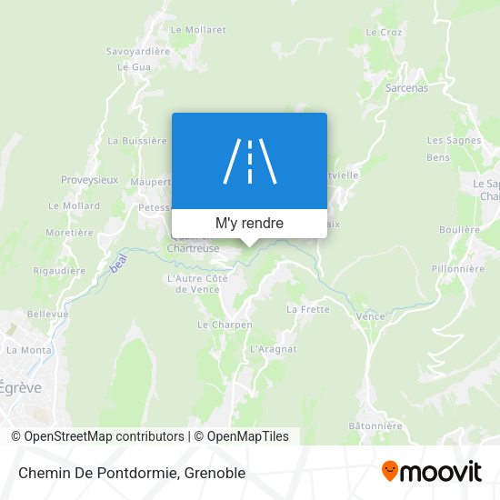 Chemin De Pontdormie plan