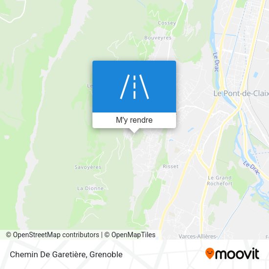 Chemin De Garetière plan