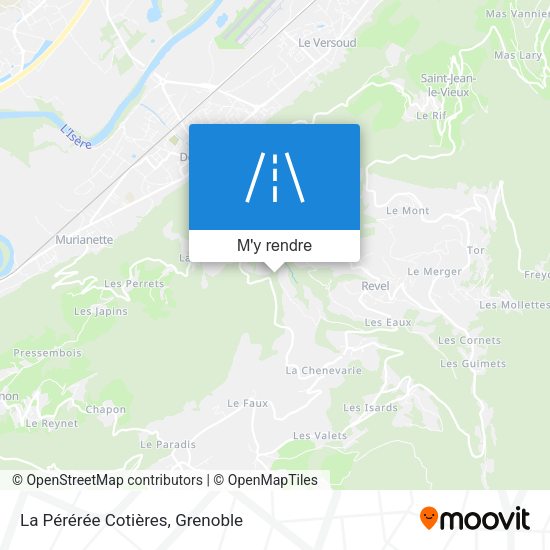 La Pérérée Cotières plan
