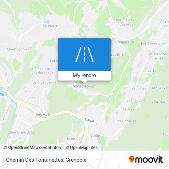 Chemin Des Fontanettes plan