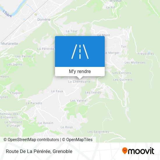 Route De La Pérérée plan