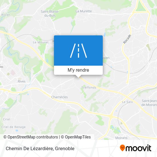Chemin De Lézardière plan