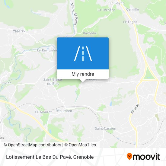 Lotissement Le Bas Du Pavé plan