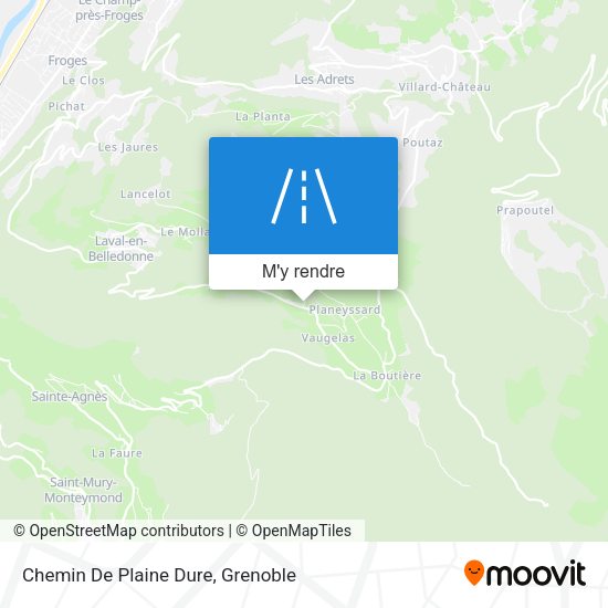 Chemin De Plaine Dure plan