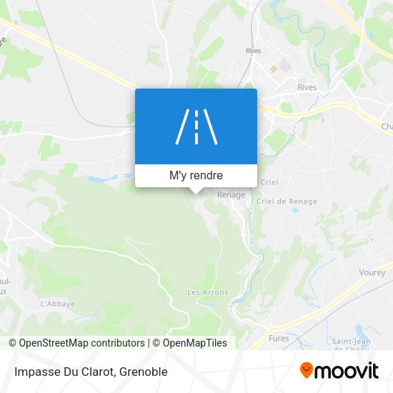 Impasse Du Clarot plan