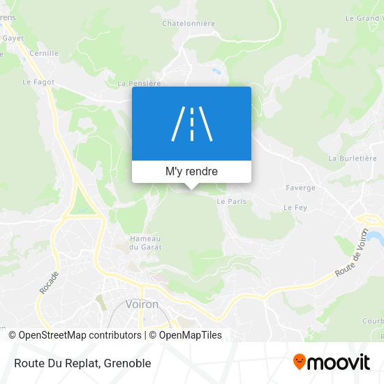 Route Du Replat plan