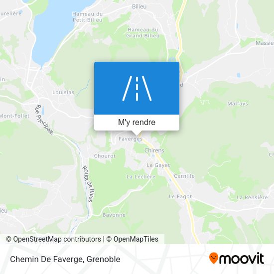 Chemin De Faverge plan
