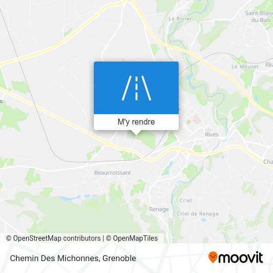 Chemin Des Michonnes plan