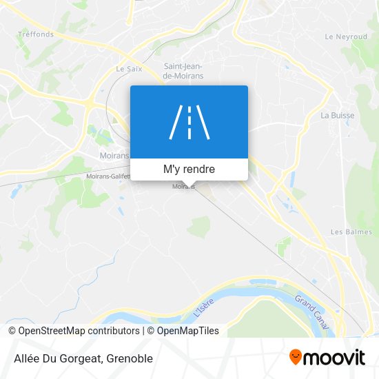 Allée Du Gorgeat plan