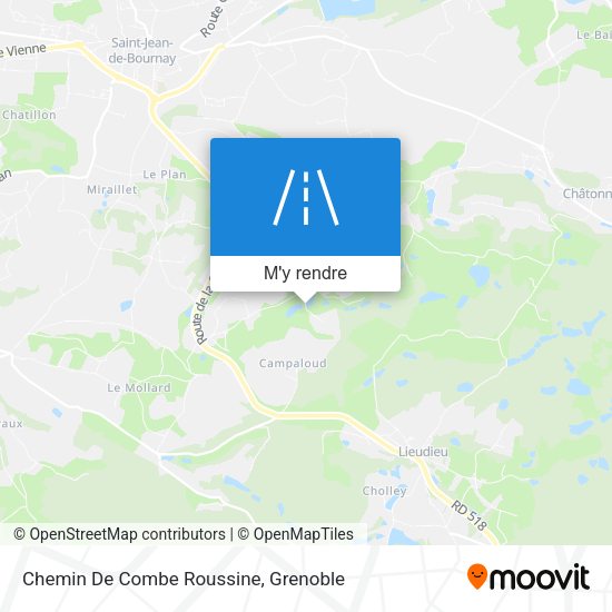 Chemin De Combe Roussine plan
