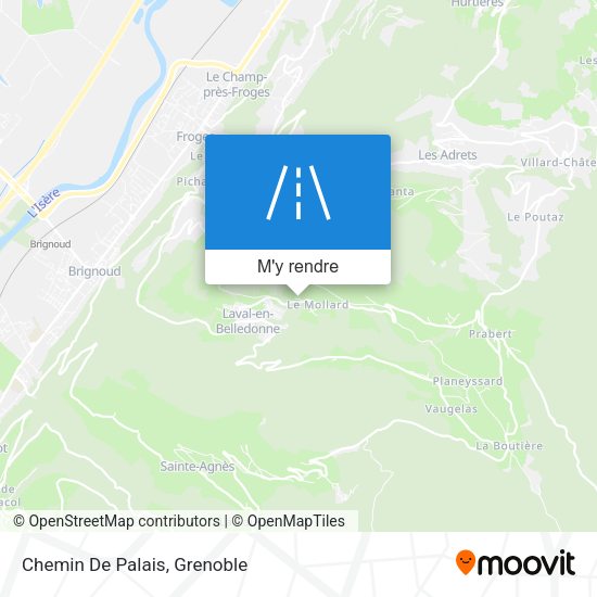 Chemin De Palais plan