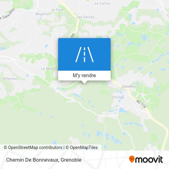 Chemin De Bonnevaux plan