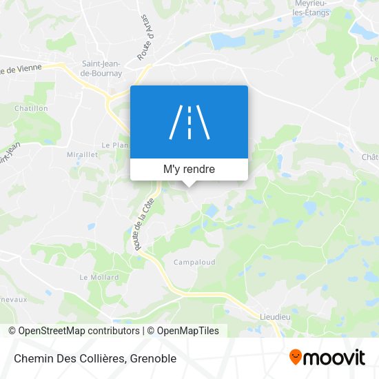 Chemin Des Collières plan