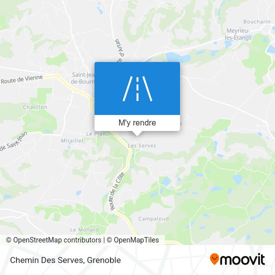 Chemin Des Serves plan