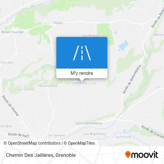 Chemin Des Jaillères plan
