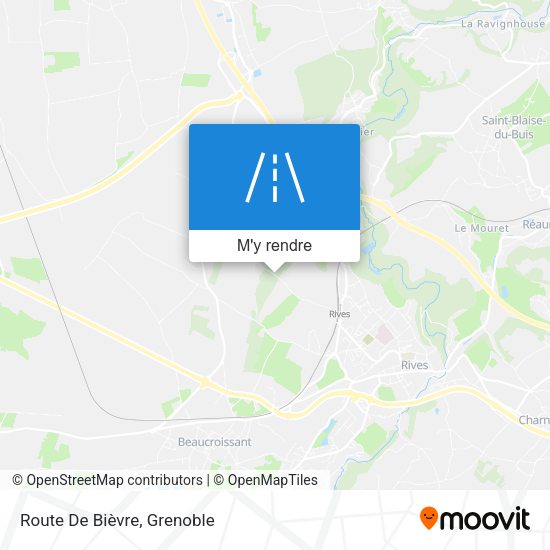 Route De Bièvre plan
