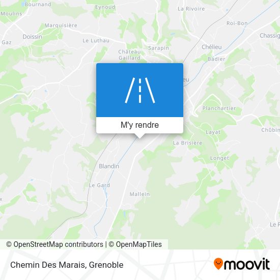 Chemin Des Marais plan