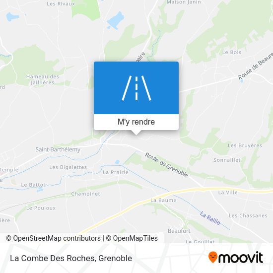 La Combe Des Roches plan