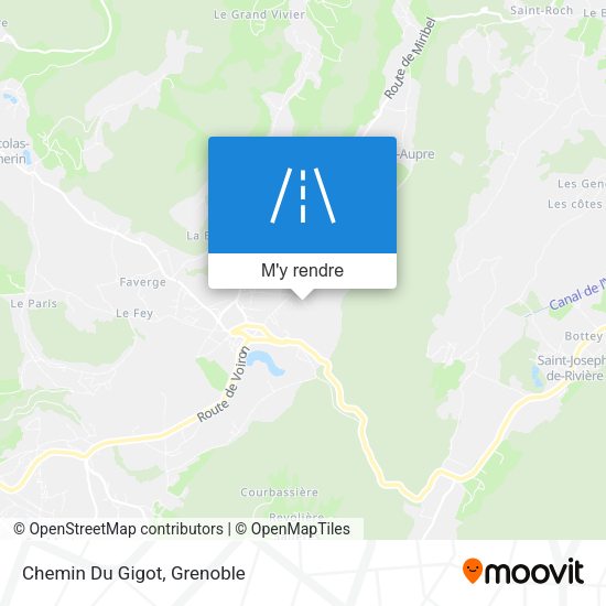 Chemin Du Gigot plan