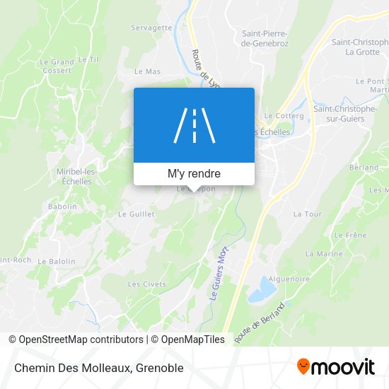 Chemin Des Molleaux plan