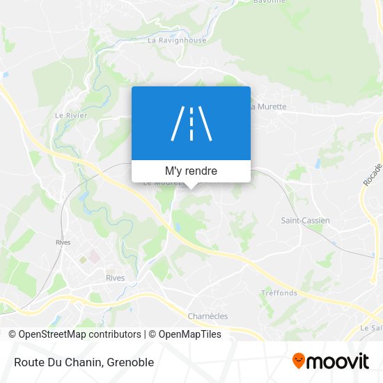 Route Du Chanin plan