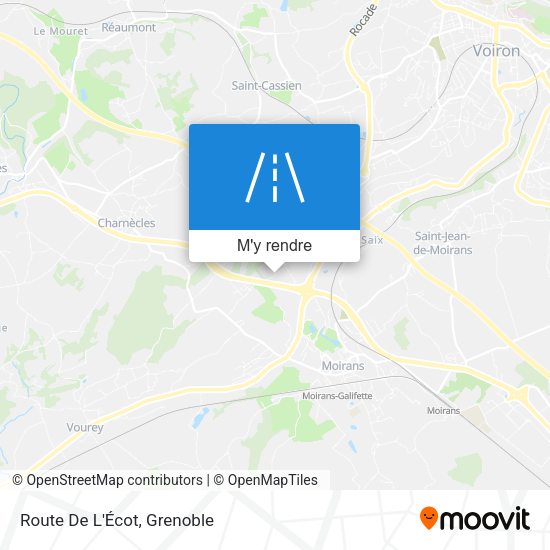 Route De L'Écot plan