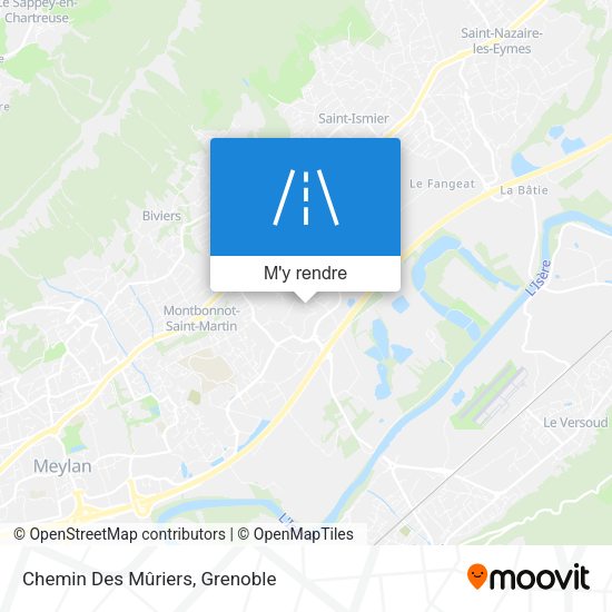 Chemin Des Mûriers plan