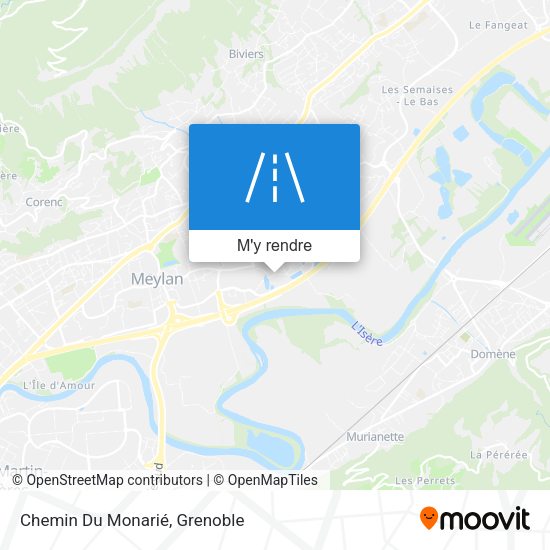 Chemin Du Monarié plan