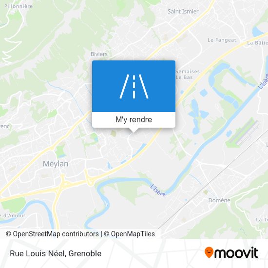 Rue Louis Néel plan